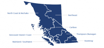 BC Regional map